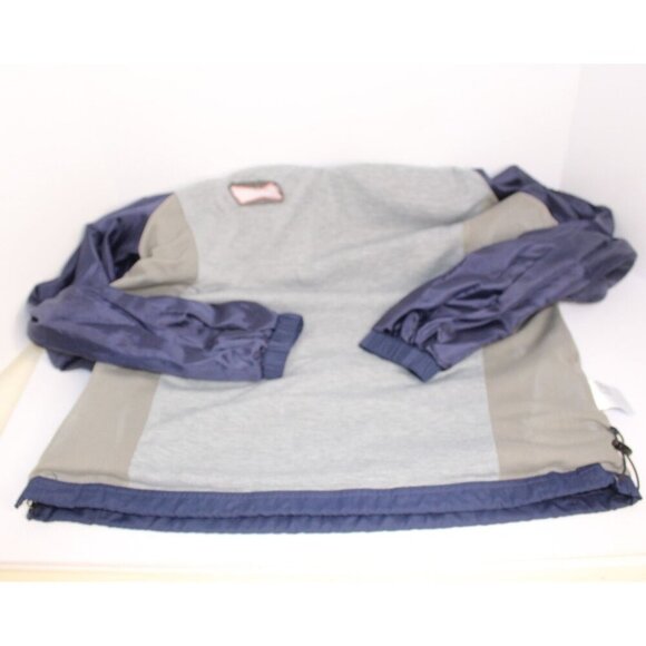 Sports -Tech Budweiser Windbreaker Mens M Navy Jacket Pullover Blue LinedCasual - Picture 11 of 16